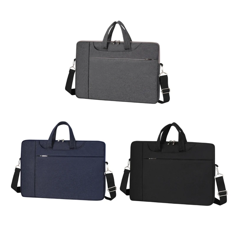 Slim Notebook Briefcase Handbag Business Bags for 13-15.6in Laptop Computer Bag Splash-proof Portable with Shoulder Belt
Slim Notebook Briefcase Handbag Business Bags for 13-15.6in Laptop Computer Bag Splash-proof Portable with Shoulder Belt