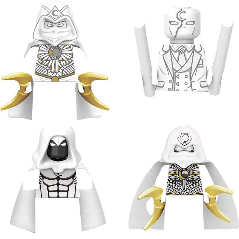3pcs Superhero Moon Knight Mini Action Figures Blocks Toys DIY Comics Marc Spector Model Bricks Accessories Children Toy Gifts
3pcs Superhero Moon Knight Mini Action Figures Blocks Toys DIY Comics Marc Spector Model Bricks Accessories Children Toy Gifts