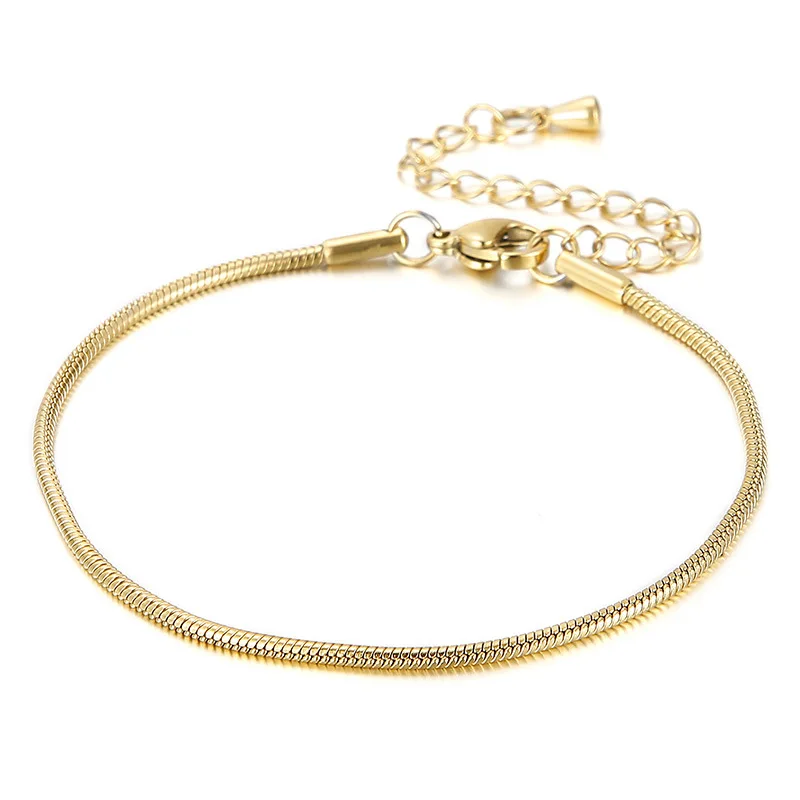 Fashion Women Men Silver Color Gold Stainless Steel Bead Bangle Bracelets Jewelry
Fashion Women Men Silver Color Gold Stainless Steel Bead Bangle Bracelets Jewelry