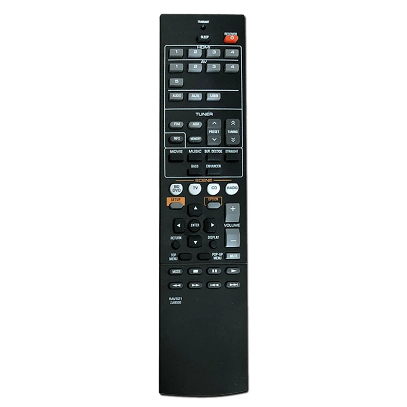 RAV521 Remote Control Replacement For YAMAHA ZJ66500 RX-V377 YHT-4910U RX-V377 MT-79955 Audio Video Receiver
RAV521 Remote Control Replacement For YAMAHA ZJ66500 RX-V377 YHT-4910U RX-V377 MT-79955 Audio Video Receiver