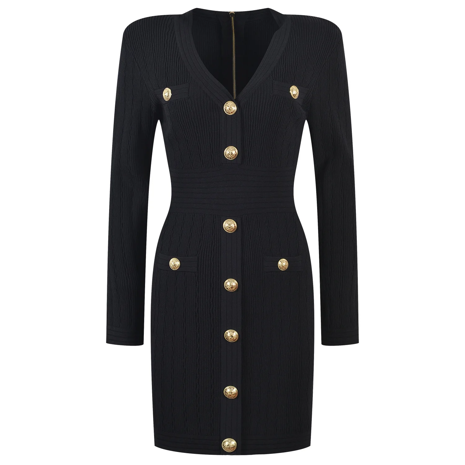 V-Neck Gold Buttons Summer Dress for Women Dress Office Lady Sexy Back Zipper Party Dress Vestidos Korean Clothes Bodycon Dress
V-Neck Gold Buttons Summer Dress for Women Dress Office Lady Sexy Back Zipper Party Dress Vestidos Korean Clothes Bodycon Dress