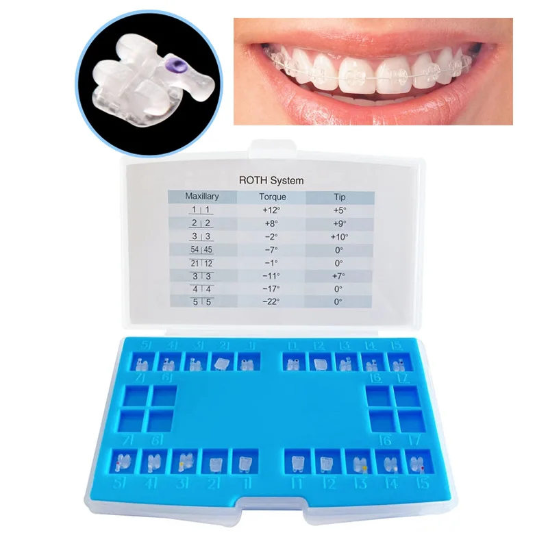 Dental Orthodontic Ceramic Bracket Roth/MBT22 345Hook 20pcs/pack Dentist use Dentistry Materials Braces for Teeth Correction
Dental Orthodontic Ceramic Bracket Roth/MBT22 345Hook 20pcs/pack Dentist use Dentistry Materials Braces for Teeth Correction