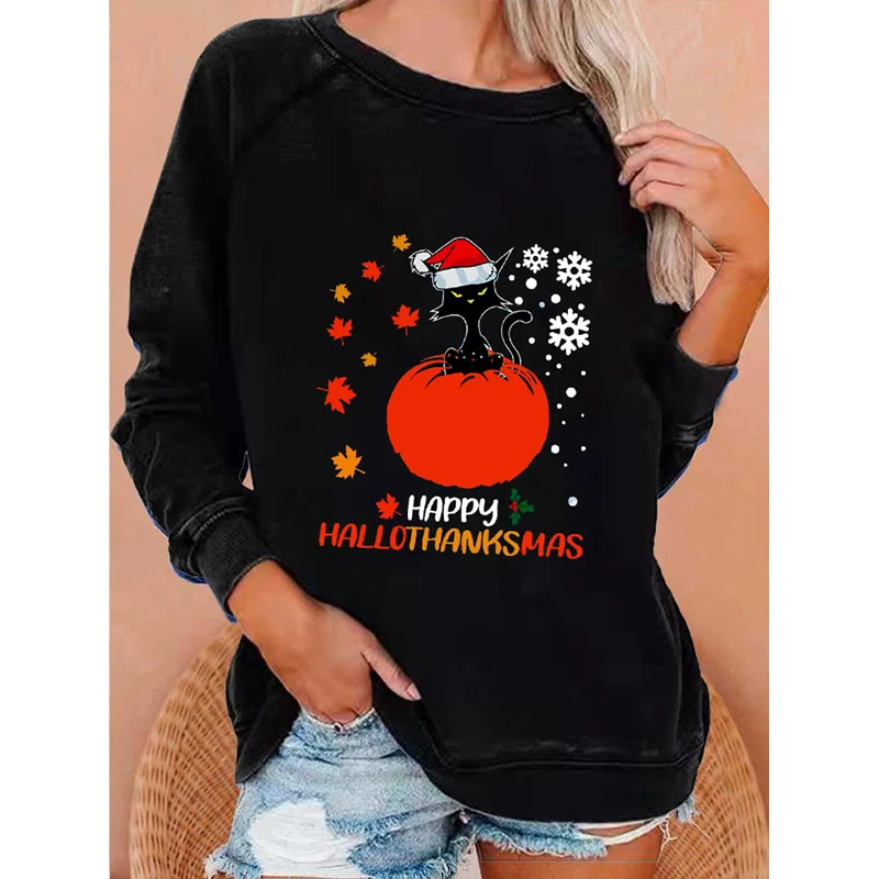 Rheaclot Halloween Thanks Mas Christmas Printing Women's Causal Cotton Long Sleeve SweatShirt
Rheaclot Halloween Thanks Mas Christmas Printing Women's Causal Cotton Long Sleeve SweatShirt