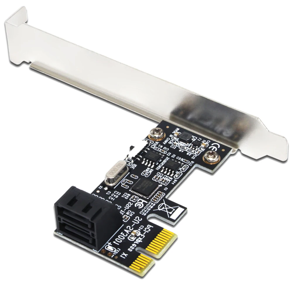 PCIe Плата расширения SA3001 2 порта SATA III PCIe карта SATA 3,0 к PCI Express 1X адаптер с кронштейном
PCIe Плата расширения SA3001 2 порта SATA III PCIe карта SATA 3,0 к PCI Express 1X адаптер с кронштейном