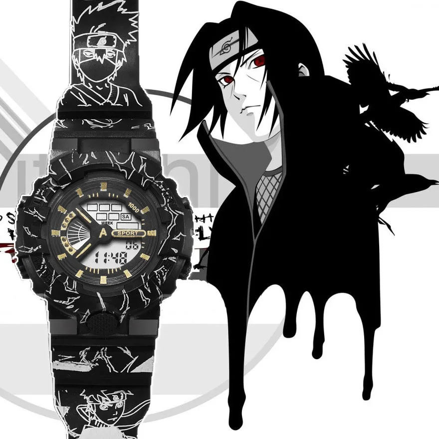 Anime Naruto Digital Watch Men Women Cartoon Figure Sasuke Itachi Kakashi Sports Waterproof Wristband Watch Toys Children Gift
Anime Naruto Digital Watch Men Women Cartoon Figure Sasuke Itachi Kakashi Sports Waterproof Wristband Watch Toys Children Gift