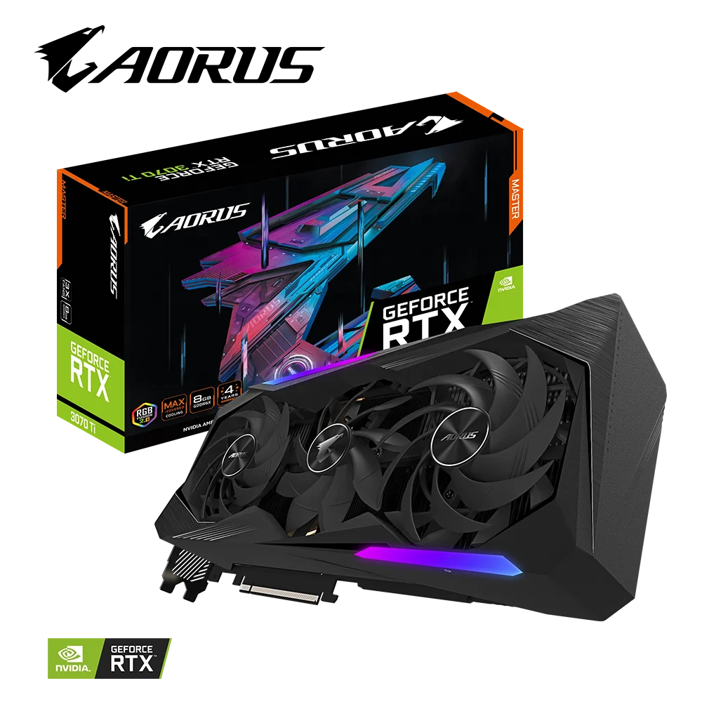 3070Ti Graphics Cards AORUS RTX3070/3080/3090 vga for GIGABYTE AMD GAMING/EAGLE/VISION/OC master 8gb for gaming pc GPU Geforce
3070Ti Graphics Cards AORUS RTX3070/3080/3090 vga for GIGABYTE AMD GAMING/EAGLE/VISION/OC master 8gb for gaming pc GPU Geforce