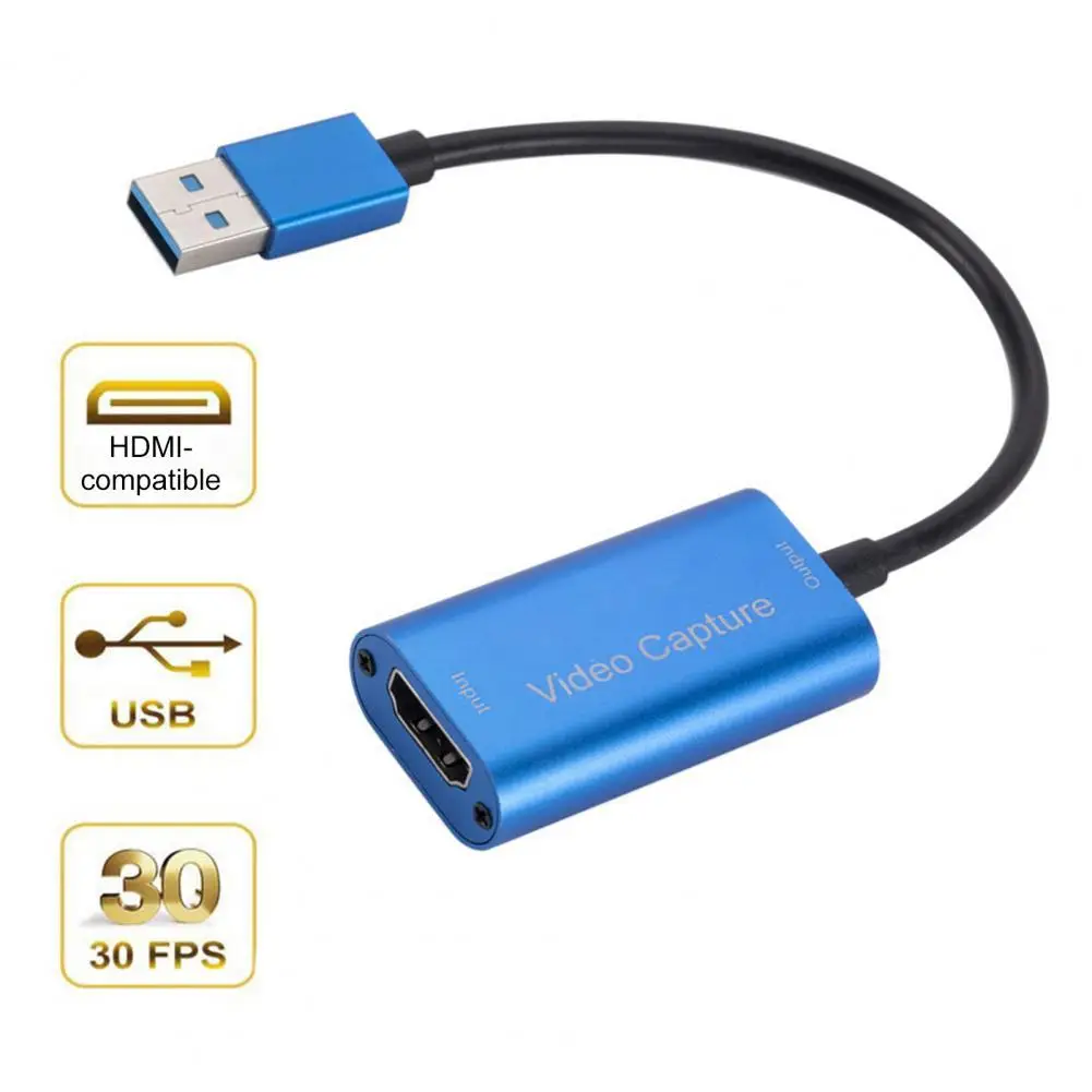 Distortion-free Easy Use HDMI-compatible to USB 3.0 Capture Device for Live Broadcast
Distortion-free Easy Use HDMI-compatible to USB 3.0 Capture Device for Live Broadcast