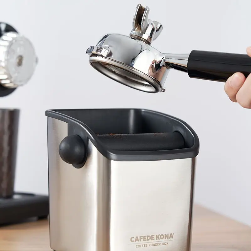 Coffee Knocking Slag Bucket Household Kitchen Bar Large Capacity Metal Plus Pp and Rubber Material Slant Mouth Storage Slag Box
Coffee Knocking Slag Bucket Household Kitchen Bar Large Capacity Metal Plus Pp and Rubber Material Slant Mouth Storage Slag Box
