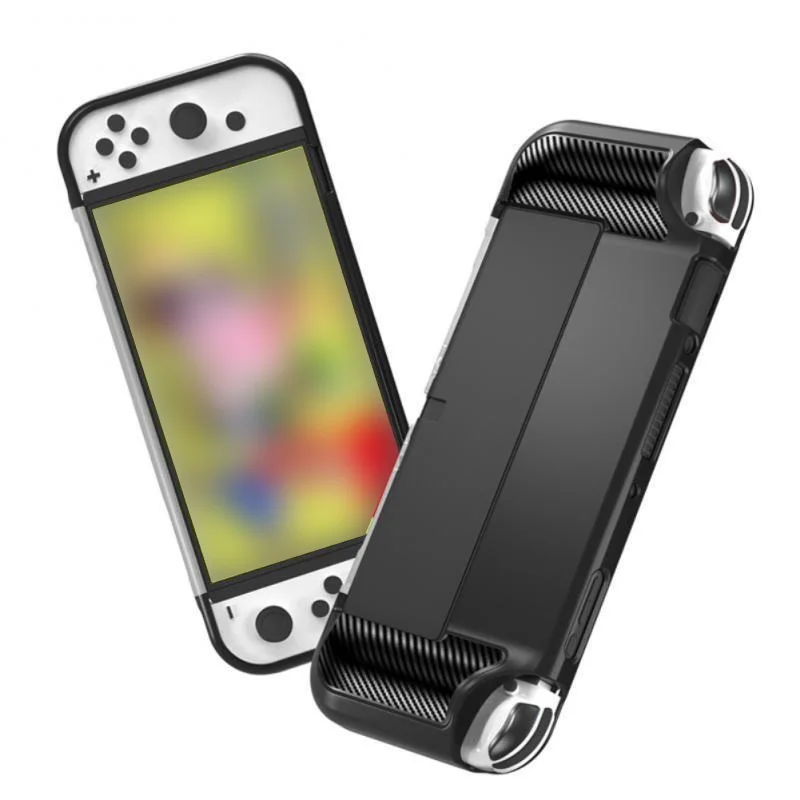 Silicone TPU shell is suitable for Switch OLED shock-proof protective cover Ergonomic anti-drop handle shell is suitable for
Silicone TPU shell is suitable for Switch OLED shock-proof protective cover Ergonomic anti-drop handle shell is suitable for
