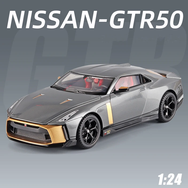 Модель гоночного автомобиля Nissan GTR50 в масштабе 1:24, Модифицированная литая игрушечная машинка, легкая имитация, коллекционные игрушки для детей, подарок
Модель гоночного автомобиля Nissan GTR50 в масштабе 1:24, Модифицированная литая игрушечная машинка, легкая имитация, коллекционные игрушки для детей, подарок