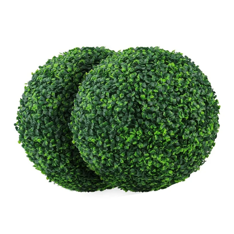 2 PCS 15.7 Inch Artificial Plant Topiary Ball Faux Boxwood Decorative Balls for Backyard,Balcony,Garden,Wedding DéCor
2 PCS 15.7 Inch Artificial Plant Topiary Ball Faux Boxwood Decorative Balls for Backyard,Balcony,Garden,Wedding DéCor