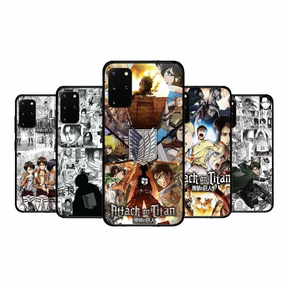 

Japan Anime A-Attack On T-Titan Phone Case For Samsung S 9 10 20 21 22 23 30 23plus lite Ultra FE S10lite Fundas