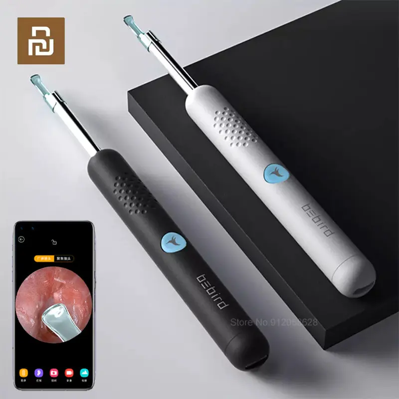 Youpin Bebird R1 Wireless Intelligent Visual Ear Stick 300W High Precision Endoscope Mini Camera Otoscope Borescope Ear Picker
Youpin Bebird R1 Wireless Intelligent Visual Ear Stick 300W High Precision Endoscope Mini Camera Otoscope Borescope Ear Picker