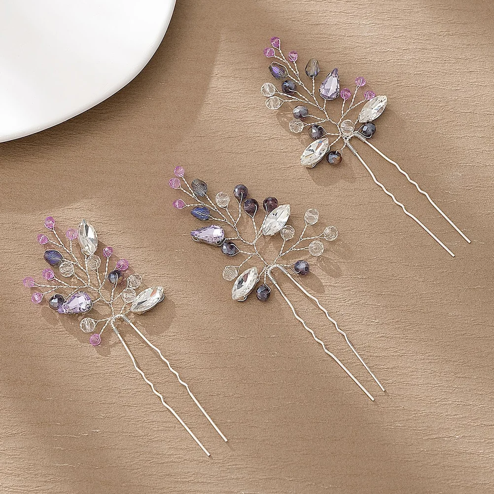 3 Pcs Hair Accessories Women Bride Headpieces Wedding Pins Clips Brides Rhinestone Pearl
3 Pcs Hair Accessories Women Bride Headpieces Wedding Pins Clips Brides Rhinestone Pearl