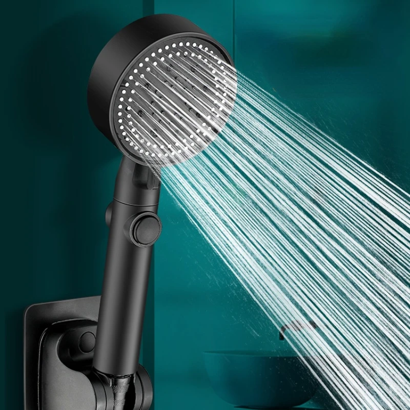 The New Supercharged Handheld Shower Set Supercharged Five-speed Water Mode One-button Stop Button
The New Supercharged Handheld Shower Set Supercharged Five-speed Water Mode One-button Stop Button