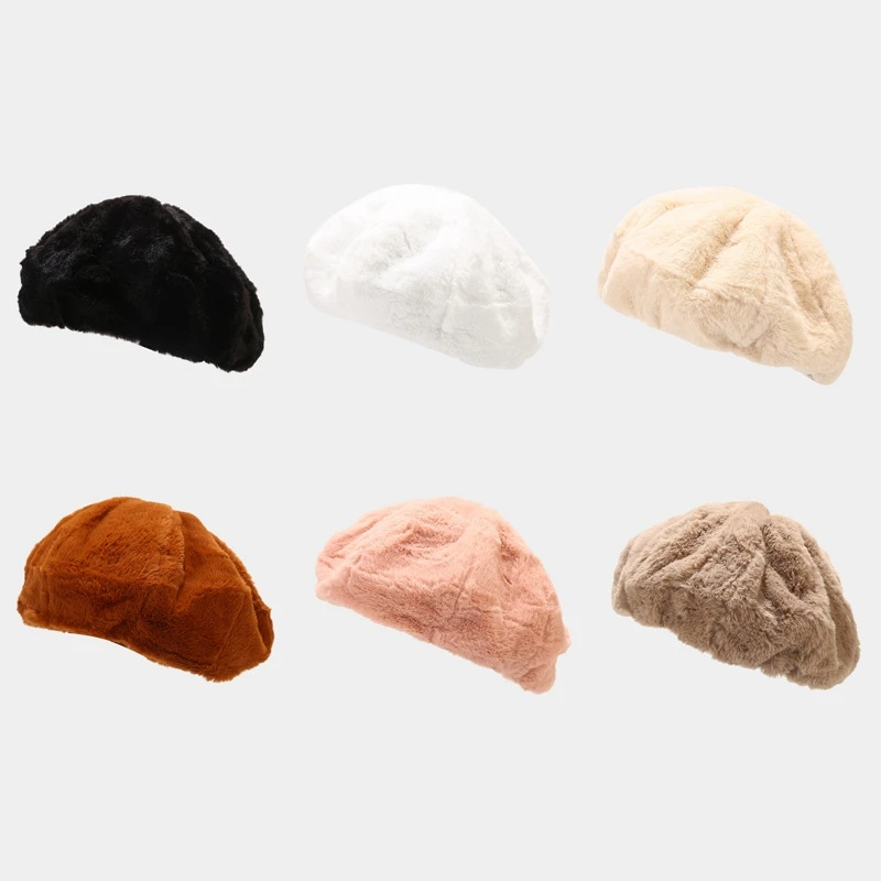 Plush Solid Color Keep Warm Thickening Women Beret Autumn Winter Girl Fashion Women'S Winter Hat Beanie
Plush Solid Color Keep Warm Thickening Women Beret Autumn Winter Girl Fashion Women'S Winter Hat Beanie