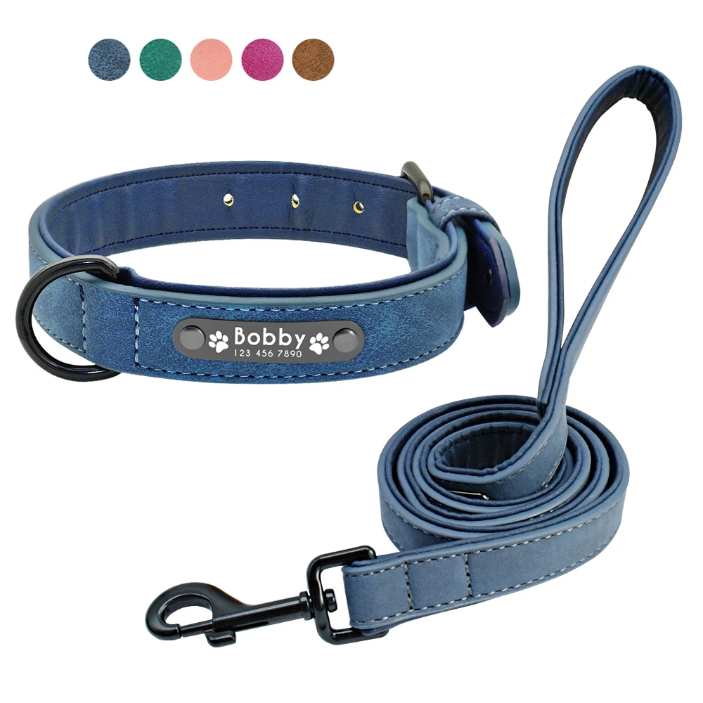 Custom Dog Collars Leather Personalized Pet Dog Tag Collar Leash Lead For Small Medium Large Dogs Pitbull Bulldog Pugs Beagle
Custom Dog Collars Leather Personalized Pet Dog Tag Collar Leash Lead For Small Medium Large Dogs Pitbull Bulldog Pugs Beagle