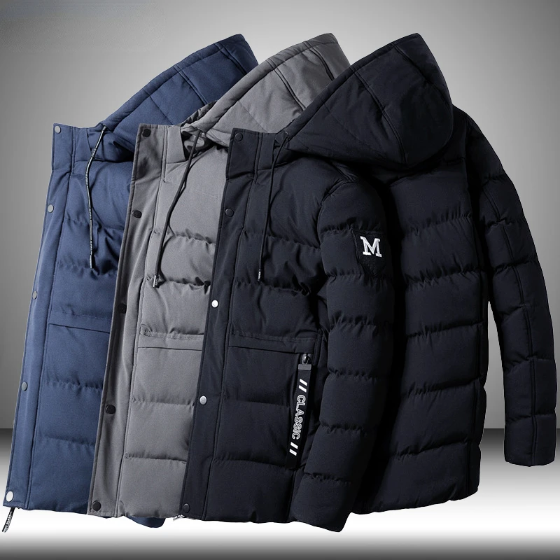 Брендовая Новинка 2022, Зимняя Толстая парка, Мужская теплая хлопковая куртка, Модные приталенные пальто с капюшоном и воротником-стойкой, по...
Брендовая Новинка 2022, Зимняя Толстая парка, Мужская теплая хлопковая куртка, Модные приталенные пальто с капюшоном и воротником-стойкой, по...