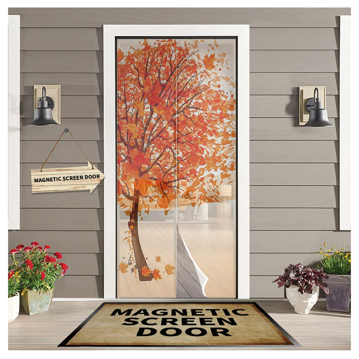 Falling Leaves In Autumn Kitchen Door Curtain Anti-mosquito Door Net Mesh Insect Screen Door Curtains for Living Room
Falling Leaves In Autumn Kitchen Door Curtain Anti-mosquito Door Net Mesh Insect Screen Door Curtains for Living Room