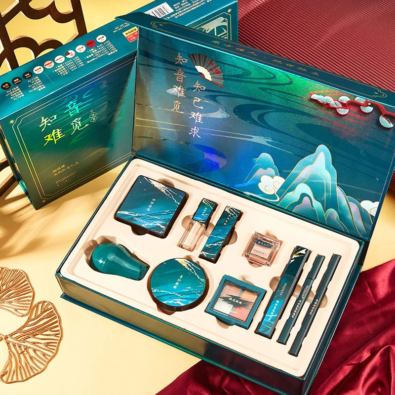 Makeup Cosmetic Set Mushroom Head Air Cushion Finishing Powder Face Powder Pearly Lustre Eye Shadow Non-Stick Cup Lipstick Kit
Makeup Cosmetic Set Mushroom Head Air Cushion Finishing Powder Face Powder Pearly Lustre Eye Shadow Non-Stick Cup Lipstick Kit