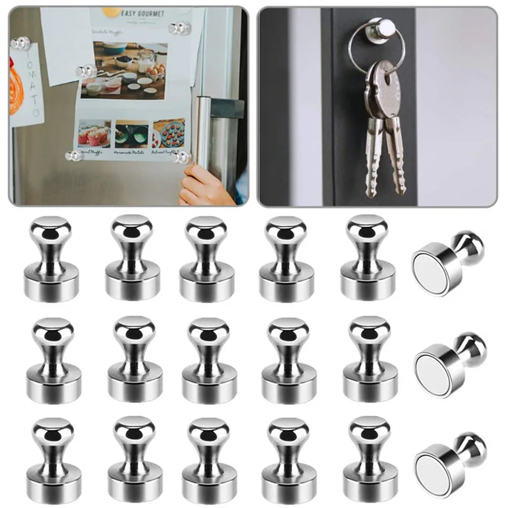 18pcs Kitchen Tool Cones Rustproof Home Office Strong Portable Magnetic Push Pin White Board School For Refrigerator Small
18pcs Kitchen Tool Cones Rustproof Home Office Strong Portable Magnetic Push Pin White Board School For Refrigerator Small