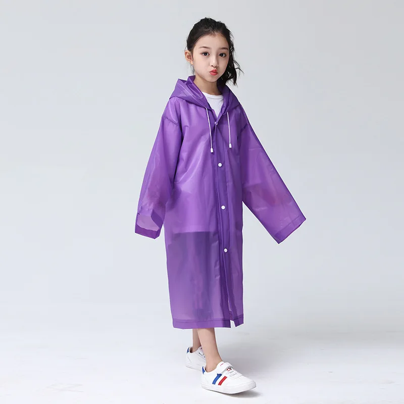 EVA Children Raincoats Adult Raincoat Thickened Waterproof EVA Rain Coat Kids Clear Transparent Tour Waterproof Rainwear Suit
EVA Children Raincoats Adult Raincoat Thickened Waterproof EVA Rain Coat Kids Clear Transparent Tour Waterproof Rainwear Suit