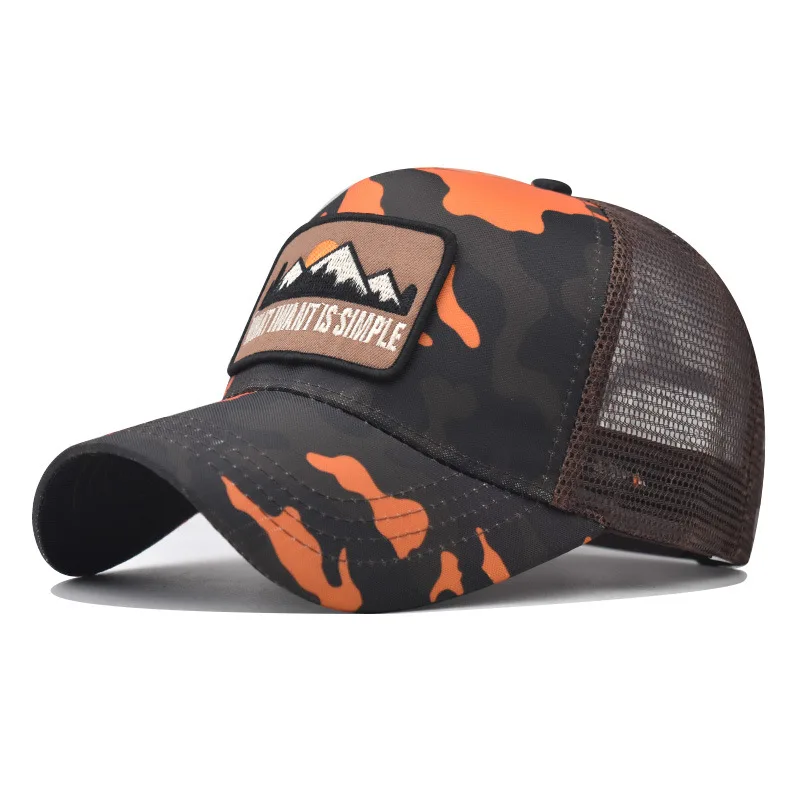 

Summer Casquette Outdoor Camouflage Baseball Caps Cotton for Men Women Snapback Dad Mesh Hat Hip Hop Trucker Hats 여름모자 남성용 Gorra