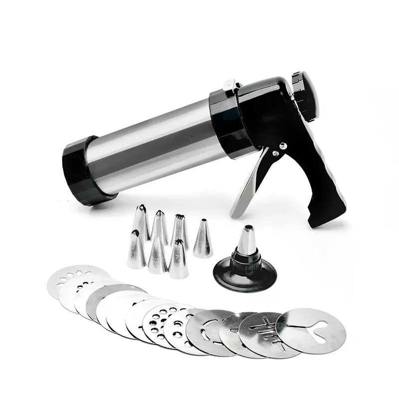 Biscuit Maker Cookie Gun Machine Cookie Making Cake Decoration Press Molds Pastry Piping Nozzles Cookie Press Kit
Biscuit Maker Cookie Gun Machine Cookie Making Cake Decoration Press Molds Pastry Piping Nozzles Cookie Press Kit