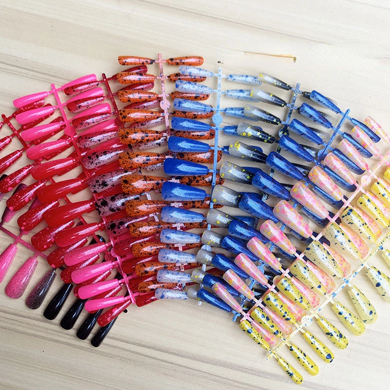 24Pcs/Set Super LongT Ballet Manicure Nail Gradient Color Glitter Coffin Fake Nails Press on Nails False Set Full Coverage tips
24Pcs/Set Super LongT Ballet Manicure Nail Gradient Color Glitter Coffin Fake Nails Press on Nails False Set Full Coverage tips