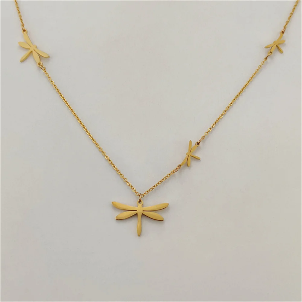 The New Stainless Steel Jewelry Necklace 2022 New Gold Dragonfly Pendant For Women Wedding Valentine's Day Gifts Ladies Jewelrys
The New Stainless Steel Jewelry Necklace 2022 New Gold Dragonfly Pendant For Women Wedding Valentine's Day Gifts Ladies Jewelrys