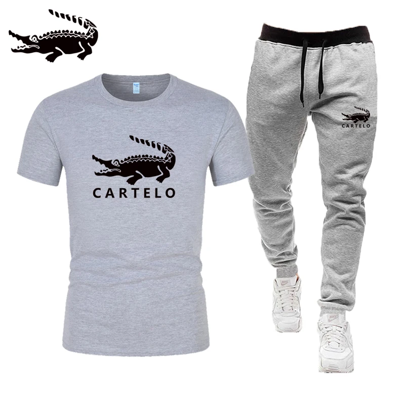 P15 Cadillac crocodile men's short sleeve set leisure sports printed round neck short sleeve T-shirt Pullover + trend Pants Set
P15 Cadillac crocodile men's short sleeve set leisure sports printed round neck short sleeve T-shirt Pullover + trend Pants Set