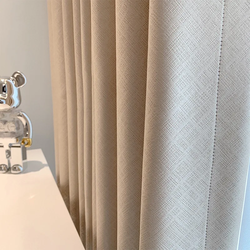2022 New Japanese Light Luxury Jacquard Solid Color Thickened Blackout Curtains for Living Room Bedroom Custom Finished Product
2022 New Japanese Light Luxury Jacquard Solid Color Thickened Blackout Curtains for Living Room Bedroom Custom Finished Product