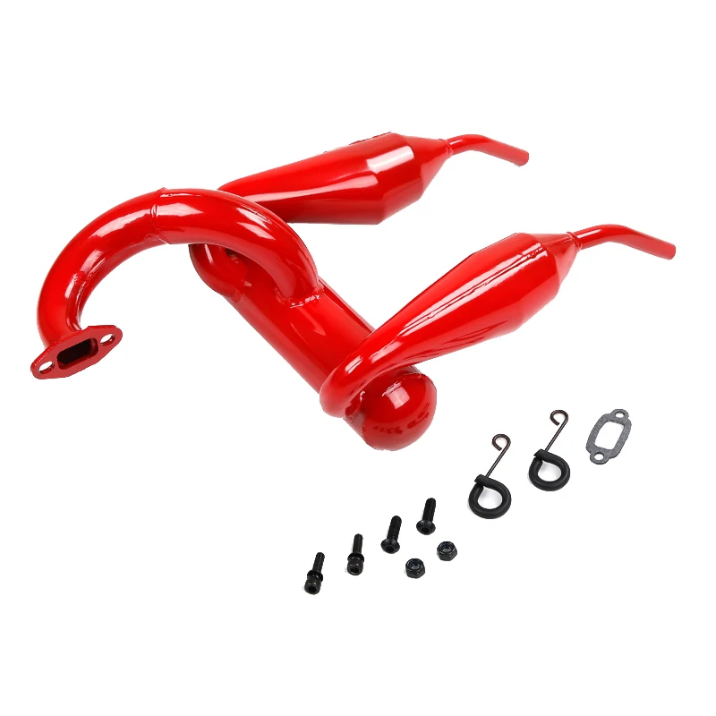 Red Double Exhaust Pipe Dual Exhaust Tuned Pipe Set for 1/5 Losi 5Ive-T Rofun Rovan LT KM Truck Spare Toys Parts
Red Double Exhaust Pipe Dual Exhaust Tuned Pipe Set for 1/5 Losi 5Ive-T Rofun Rovan LT KM Truck Spare Toys Parts