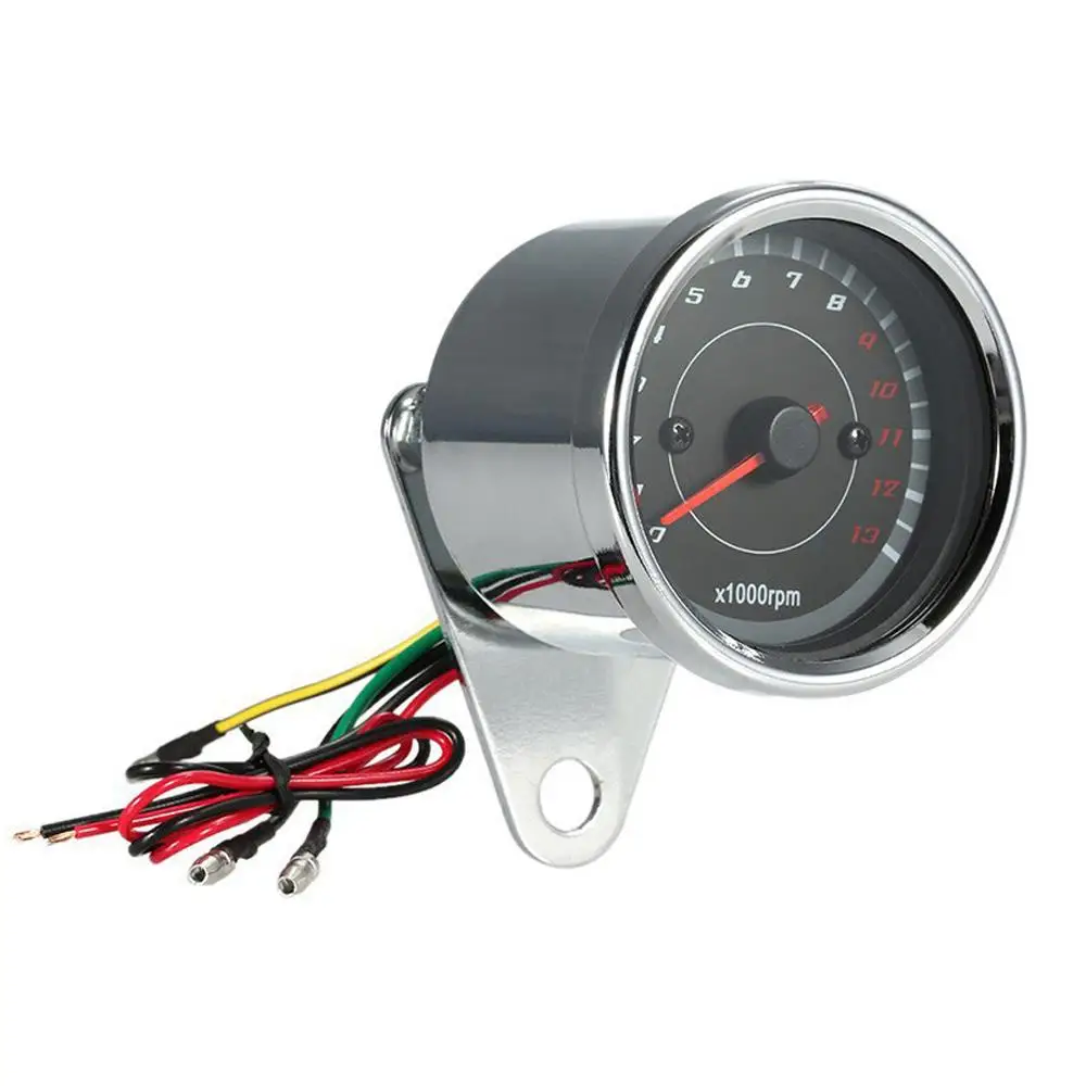 13K RPM Shift Tachometer Motorcycle 6.5cm Diameter DC 12V Housing Stainless Steel Applicable To All Motorcycles
13K RPM Shift Tachometer Motorcycle 6.5cm Diameter DC 12V Housing Stainless Steel Applicable To All Motorcycles