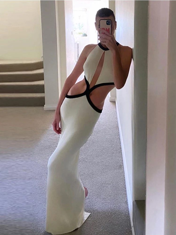 Dresses for women 2022 Sexy Cut Out Backless Maxi Dress for Women Elegant Outfits Party Sleeveless Holiday Beach Dresses Summer
Dresses for women 2022 Sexy Cut Out Backless Maxi Dress for Women Elegant Outfits Party Sleeveless Holiday Beach Dresses Summer