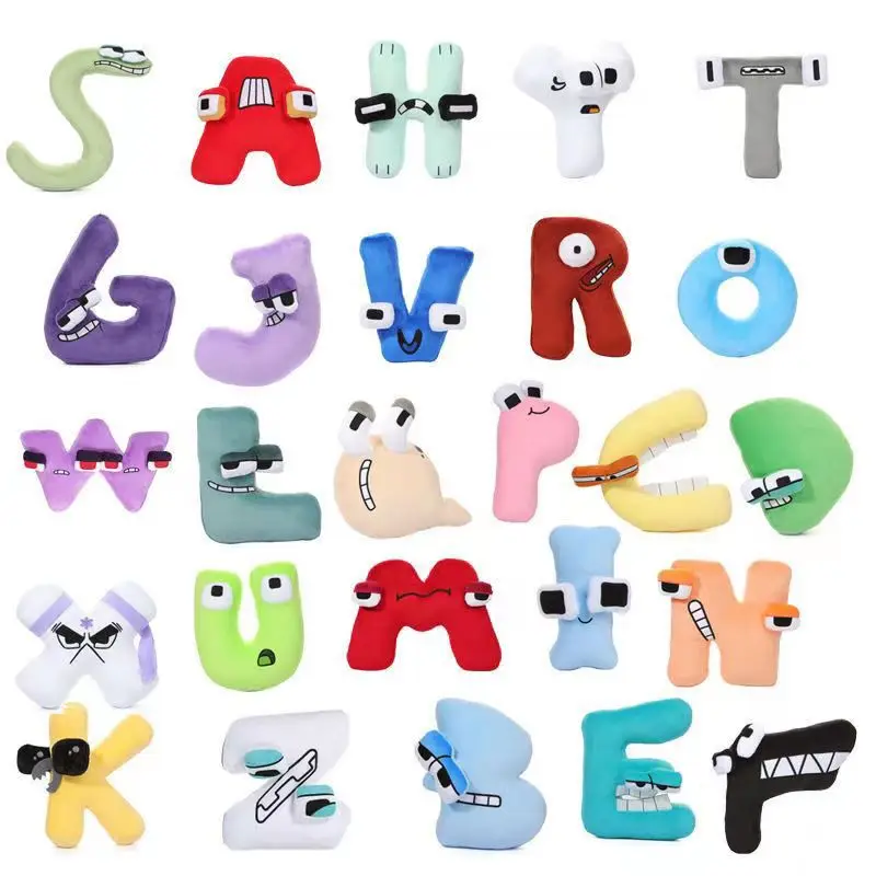 Alphabet Lore Plush Toys A-Z English Letter Stuffed Animal Plushie Doll Gift For Kids Children Educational Christmas Gifts
Alphabet Lore Plush Toys A-Z English Letter Stuffed Animal Plushie Doll Gift For Kids Children Educational Christmas Gifts