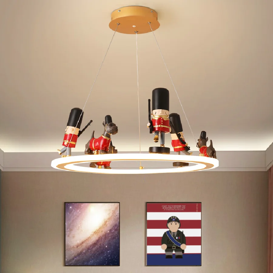 Children's room lamp bedroom room chandelier boy creative personality American simple soldier Nordic led eye protection lamp
Children's room lamp bedroom room chandelier boy creative personality American simple soldier Nordic led eye protection lamp