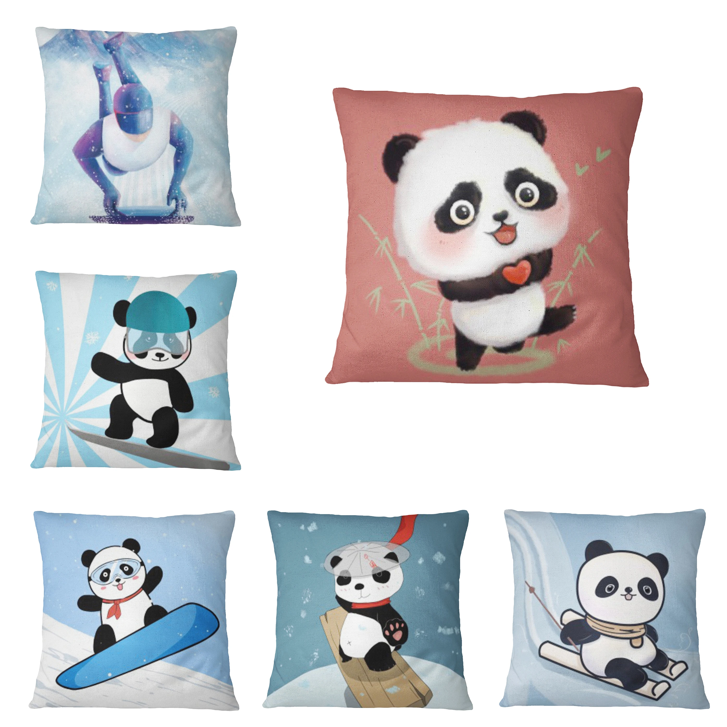 Decorative Panda Pillowcase Polyester Square Cushion Cover Squishmallow Throw Pillows Bed Couch Home Decor Dakimakura 45x45cm
Decorative Panda Pillowcase Polyester Square Cushion Cover Squishmallow Throw Pillows Bed Couch Home Decor Dakimakura 45x45cm