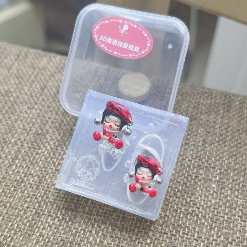 New DIY Nail Mold Silicone Phototherapy Reusable Cute Top Bear Doll Co branded Red Hat Girl Finger Decoration
New DIY Nail Mold Silicone Phototherapy Reusable Cute Top Bear Doll Co branded Red Hat Girl Finger Decoration