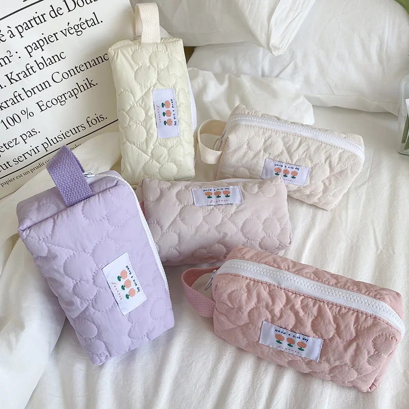 Ins Fashion Floral Lable Canvas Cosmetic Bags for Girls Macaron Solid Sweet Mini Makeup Pouch Portable Cosmetic Bag Travel
Ins Fashion Floral Lable Canvas Cosmetic Bags for Girls Macaron Solid Sweet Mini Makeup Pouch Portable Cosmetic Bag Travel