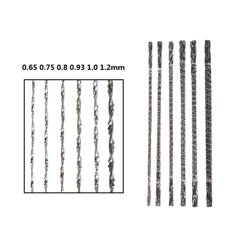 8Pcs/lot Diamond Wire Saw Blade Cutter Jewelry Metal Cutting Jig Blades Woodworking Hand Craft Tools Scroll Spiral Teeth
8Pcs/lot Diamond Wire Saw Blade Cutter Jewelry Metal Cutting Jig Blades Woodworking Hand Craft Tools Scroll Spiral Teeth
