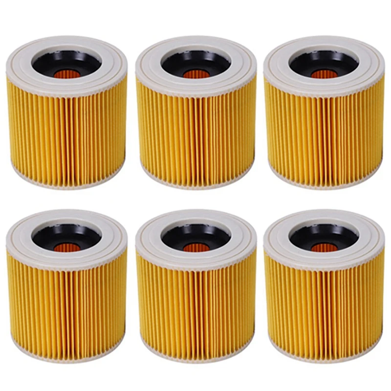 6PCS Replacement Air Dust Filter For Karcher Vacuum Cleaner Parts WD2250 WD3.200 MV2 MV3 WD3 A2004 A2204 HEPA Filter
6PCS Replacement Air Dust Filter For Karcher Vacuum Cleaner Parts WD2250 WD3.200 MV2 MV3 WD3 A2004 A2204 HEPA Filter