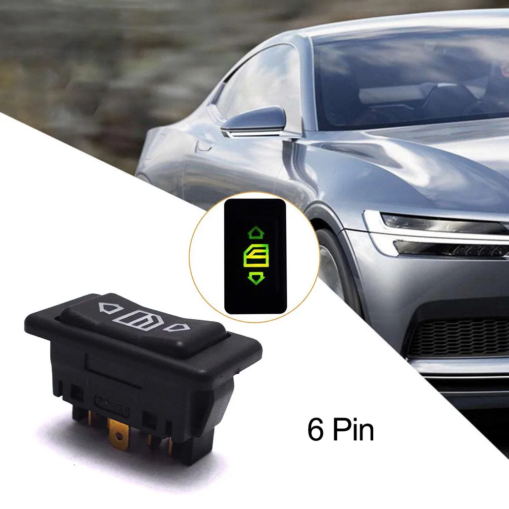 Universal Vehicle Car Power Glass Switch Lamp 20A DC12V/24V OFF/ON SPST 6 Pin Car Glass Lifter Switch Rocker Accessories
Universal Vehicle Car Power Glass Switch Lamp 20A DC12V/24V OFF/ON SPST 6 Pin Car Glass Lifter Switch Rocker Accessories