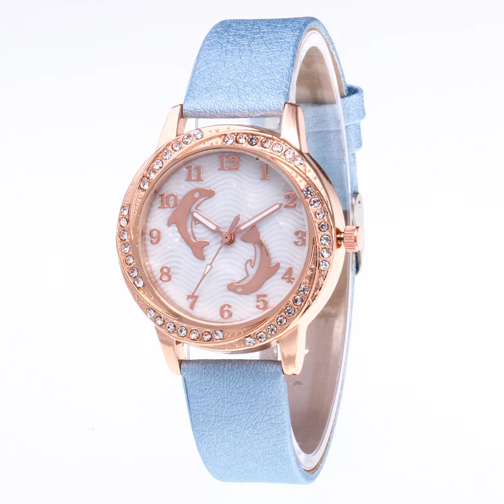 New Fashion Women Watches Top Brand Women Gold Diamond Dolphin Casual Quartz Watch Women Leather Strap Watches Relogio Feminino
New Fashion Women Watches Top Brand Women Gold Diamond Dolphin Casual Quartz Watch Women Leather Strap Watches Relogio Feminino