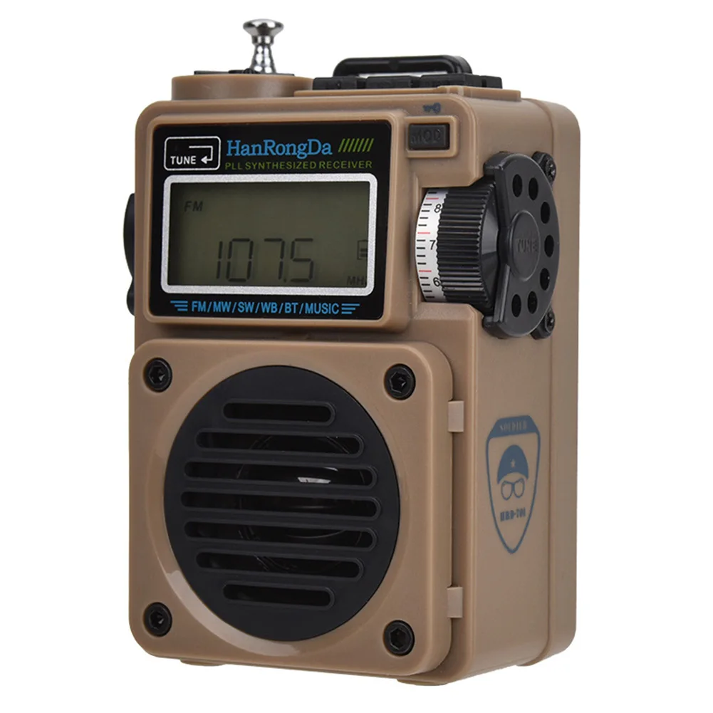 Портативное полнодиапазонное цифровое радио, FM-радио с сабвуфером, Bluetooth, TF-картой, FM, SW, WB, мини-радиоприемник, аварийная радиостанция, Новин...
Портативное полнодиапазонное цифровое радио, FM-радио с сабвуфером, Bluetooth, TF-картой, FM, SW, WB, мини-радиоприемник, аварийная радиостанция, Новин...