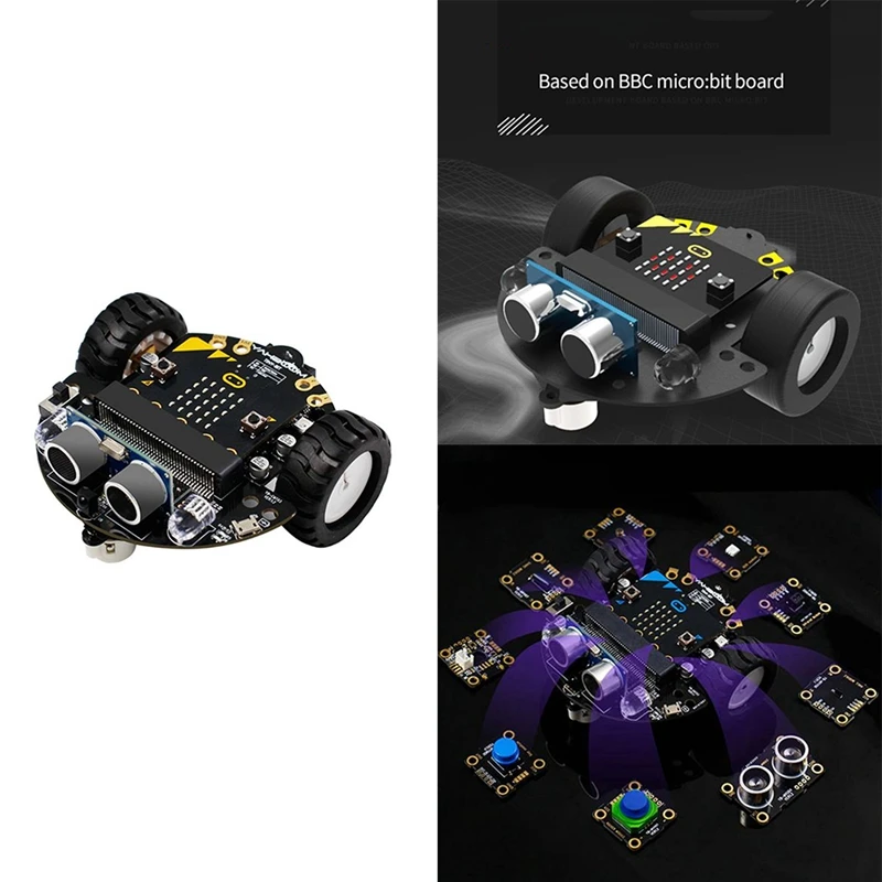 Программируемый Роботизированный комплект на основе BBC Microbit V2 и V1 для обучения кодированию стеблей с заряжаемой батареей
Программируемый Роботизированный комплект на основе BBC Microbit V2 и V1 для обучения кодированию стеблей с заряжаемой батареей