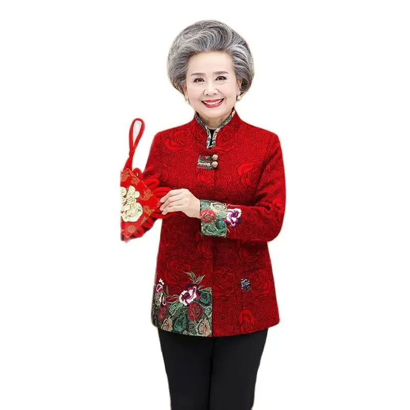 Middle-aged And Elderly Spring And Autumn Clothes 2023 Women's Spring Collar Coat Grandma's Spring And Autumn Fashion Clothes5XL
Middle-aged And Elderly Spring And Autumn Clothes 2023 Women's Spring Collar Coat Grandma's Spring And Autumn Fashion Clothes5XL