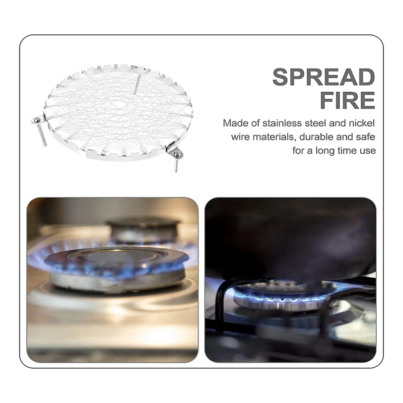 Metal Brackets Gas Stove Diffuser Stainless Steel Mesh Diffuser Plate Heat Spreader Induction Diffuser Accessories
Metal Brackets Gas Stove Diffuser Stainless Steel Mesh Diffuser Plate Heat Spreader Induction Diffuser Accessories