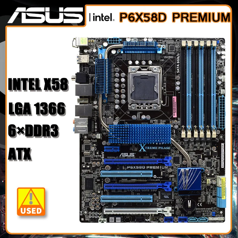 LGA 1366 Motherboard ASUS P6X58D PREMIUM Motherboard LGA 1366 DDR3 24GB SATA 3 USB3.0 3×PCI-E X16 ATX For Core i7 970 cpu
LGA 1366 Motherboard ASUS P6X58D PREMIUM Motherboard LGA 1366 DDR3 24GB SATA 3 USB3.0 3×PCI-E X16 ATX For Core i7 970 cpu