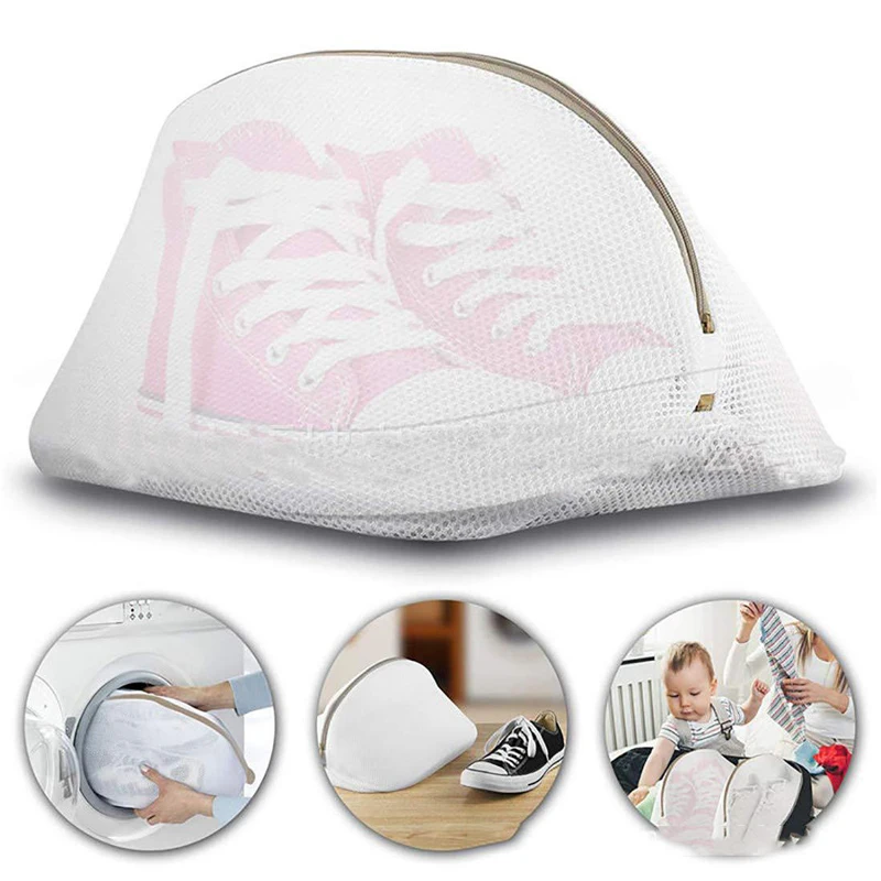 Washing Shoes Storage Bag Padded Net Laundry Shoes Protector Polyester Zipper Washing Shoe Clothes Storage Bag Anti-deformation
Washing Shoes Storage Bag Padded Net Laundry Shoes Protector Polyester Zipper Washing Shoe Clothes Storage Bag Anti-deformation